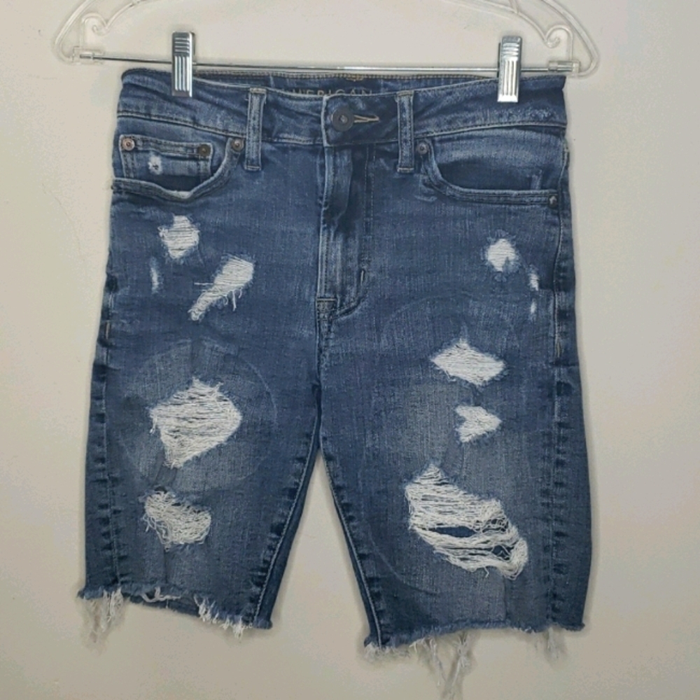 American Eagle Next Level Flex Denim Short Size 26